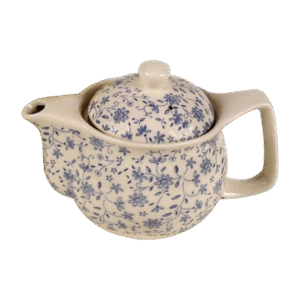 Tetera de Porcelana 500ml Flores Celestes