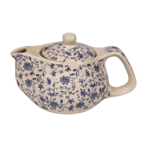 Tetera de Porcelana 250ml Flores Celestes