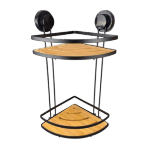 Organizador Para Ducha Estante Doble Bambu