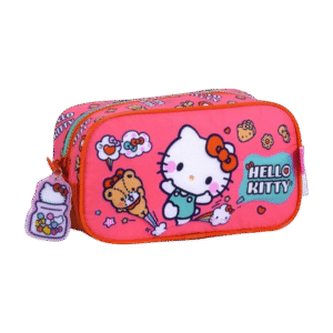 Cartuchera Wabro Un Cierre 88082 Hello Kitty