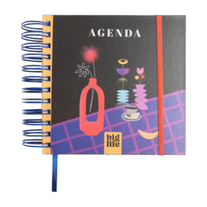 Agenda 2026 BigLife Deco Azul SV Perpetua 16x16 cm