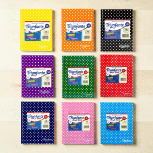 Cuaderno Triunfante N3 Lunares 48 Hojas Rayadas