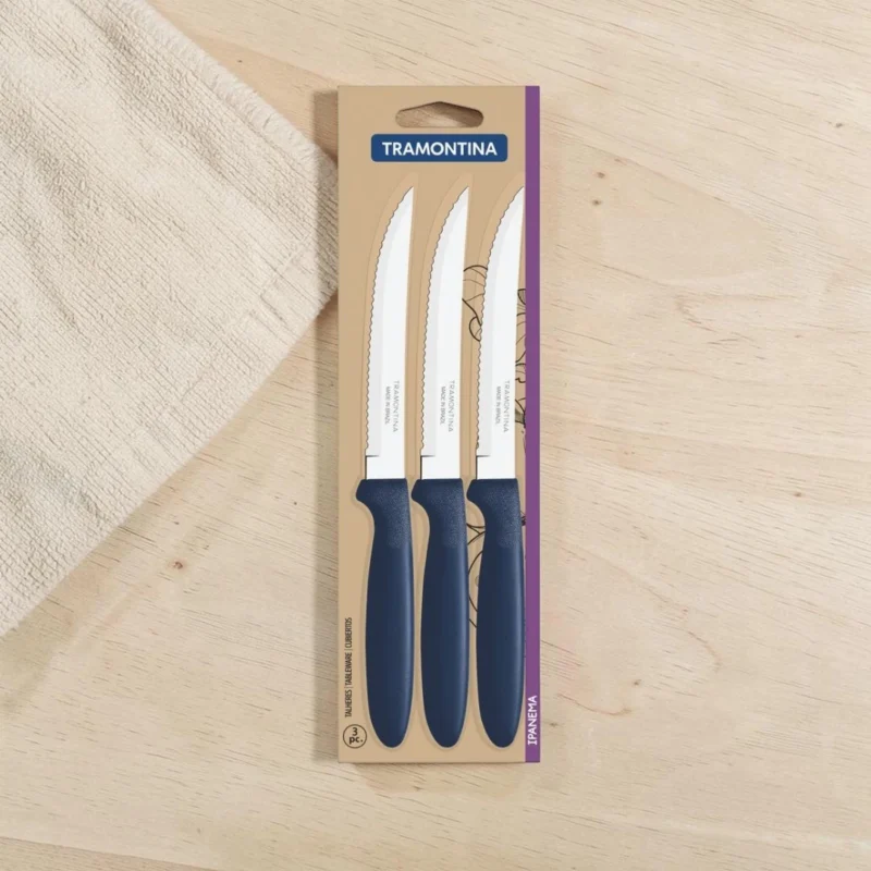 Tramontina Pack x3 Cuchillos Ipanema