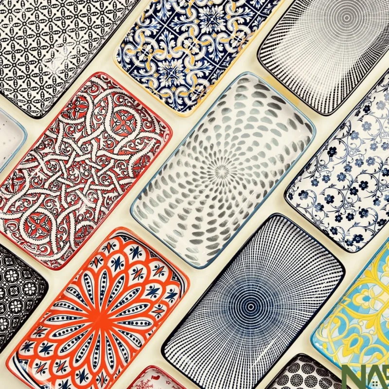 Bandeja Ceramica Diseño Surtido 11x20cm