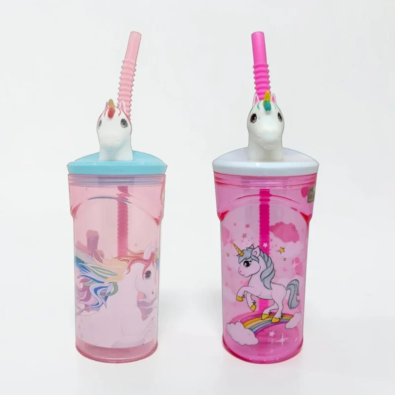 1032 Vaso Infantil Wabro 3D Unicornio
