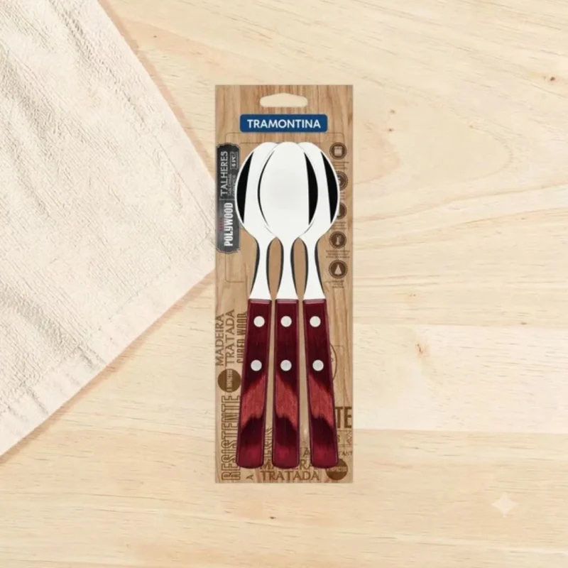 Tramontina Set x3 Cuchara Polywood