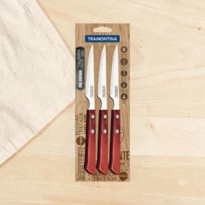 Tramontina Set x3 Cuchillo para Asado Polywood