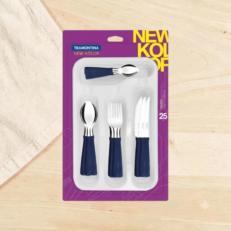 Tramontina Set x25 Cubierto New Kolor