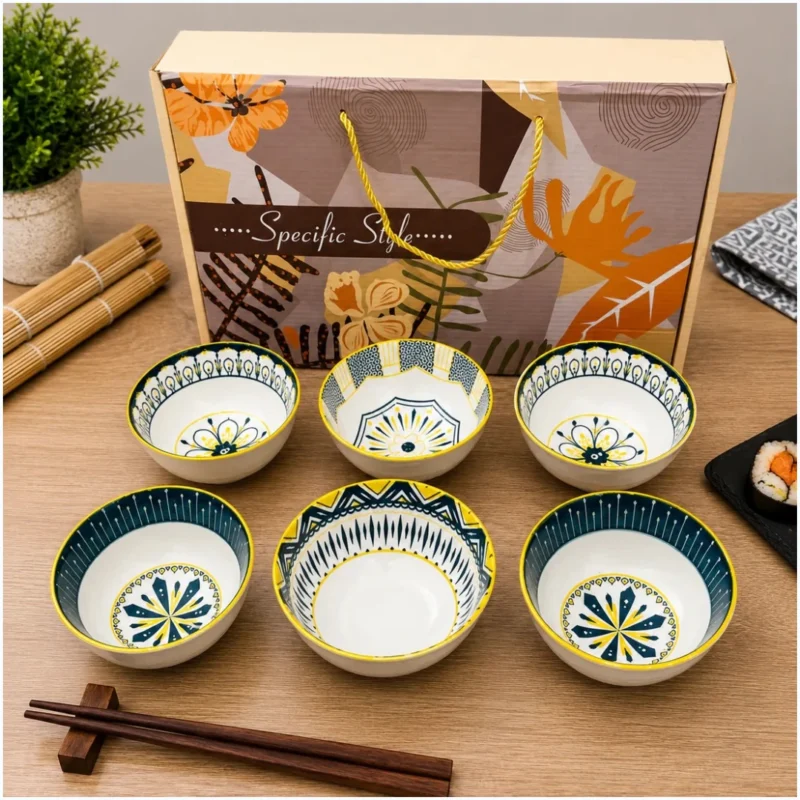 Set x6 Bowls de Ceramica 11x6 cm