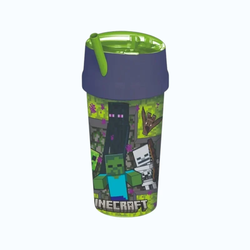 Vaso 465ml Asker Snack Minecraft