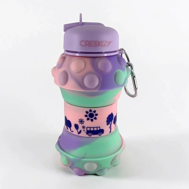 Botella Infantil Cresko Silicona