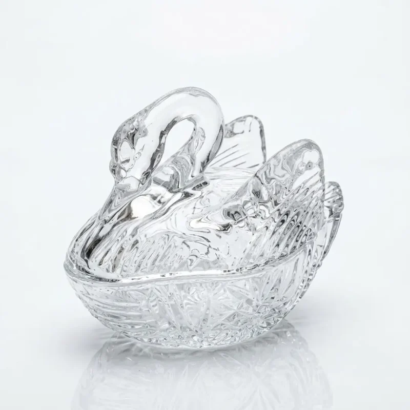 Caramelera De Vidrio Cisne