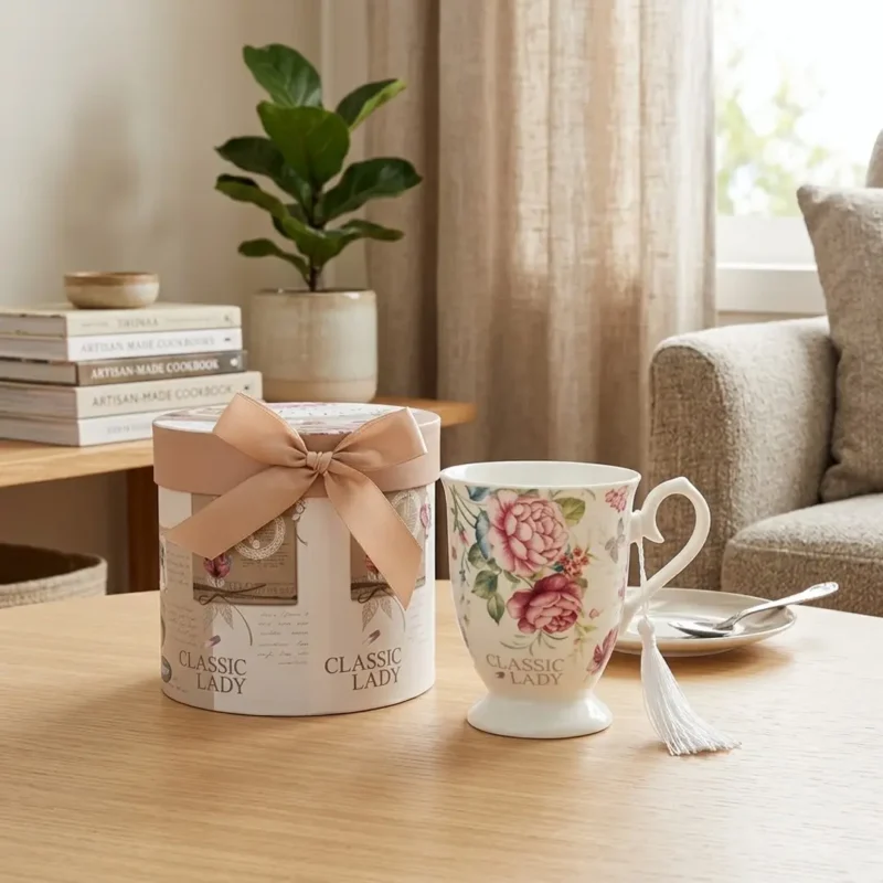 Taza De Cerámica Con Caja