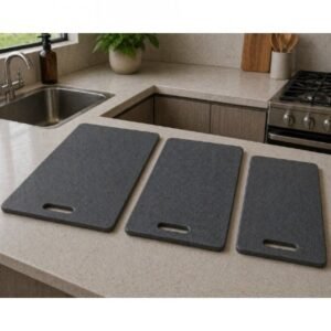 36X28CM SETX3 TABLA PICAR PVC NEGRO
