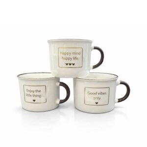 3790001019374 TAZA DE CERAMICA Diseño Frases 270cc