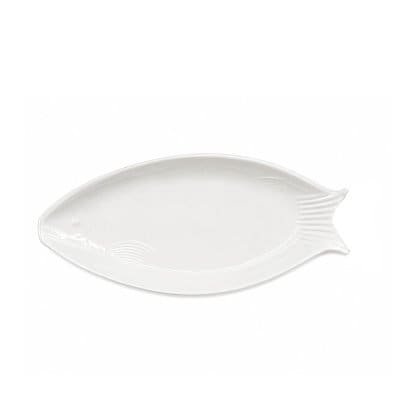 Bandeja de Porcelana, Diseno Pez 25.5cm