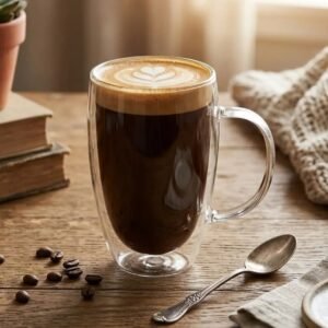 Taza Doble Vidrio 450ml