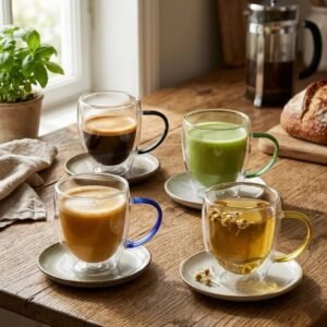 Taza Doble Vidrio 300ml