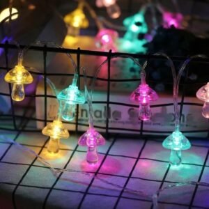 7502819190048 Guirnalda x28 Luces Hongos/Setas Multicolor Transparente