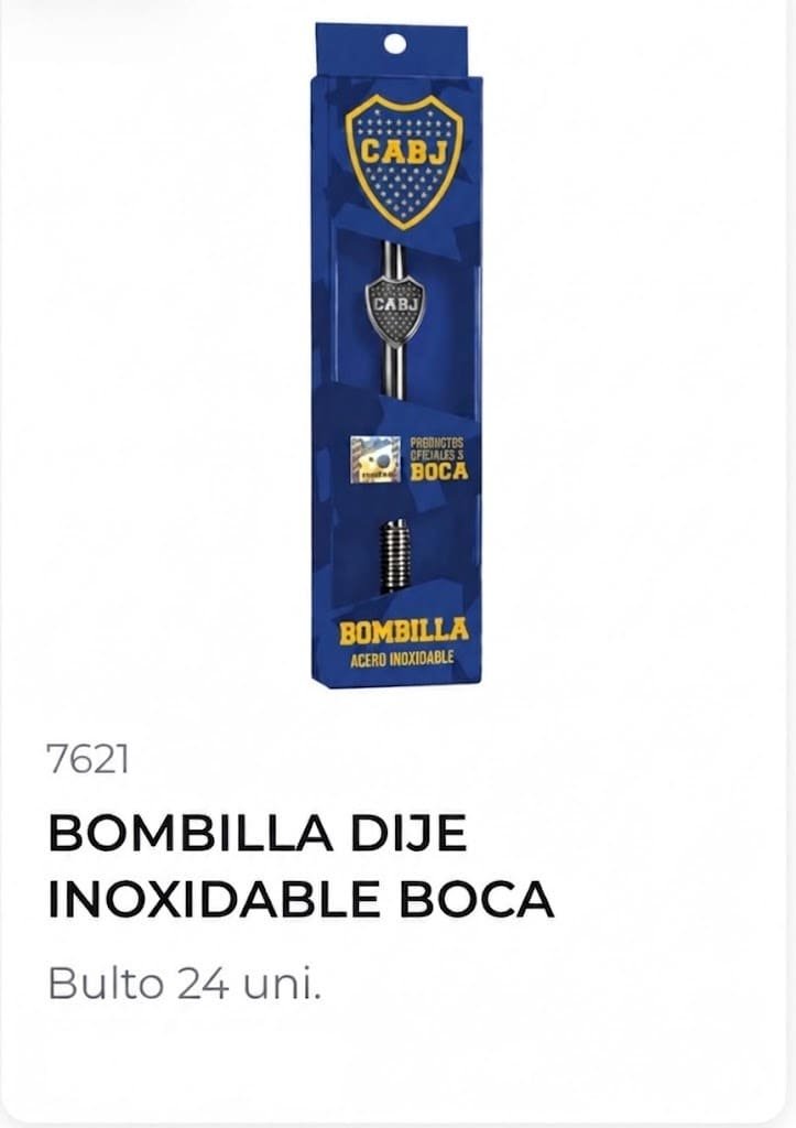 BOMBILLA C/DIJE BOCA