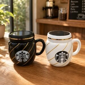 Taza De Cerámica Con Tapa