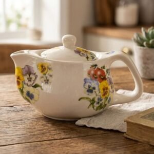 Tetera de Porcelana 250ml Flores Varias
