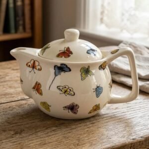 Tetera de Porcelana 500ml Mariposas