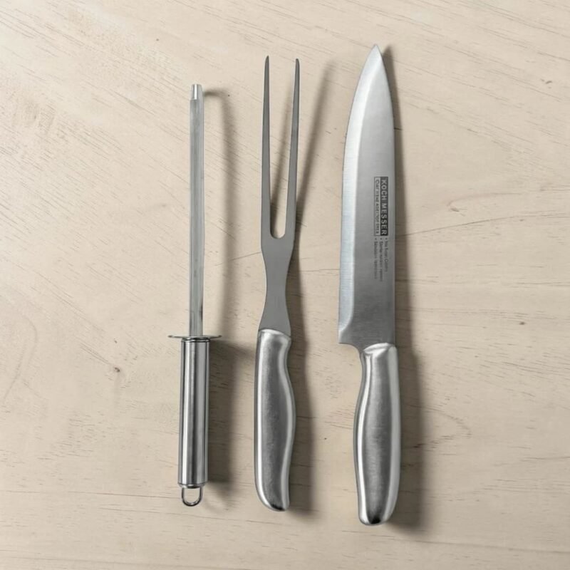 Set Parrillero x3 Acero