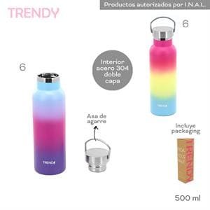 BOTELLA TERMICA TRENDY 500ML