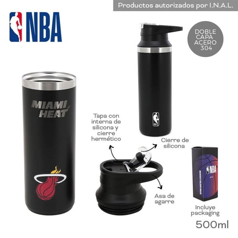 Botella Termica NBA 500ml