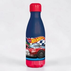 Botella Infantil Wabro Plástico Hot Wheels
