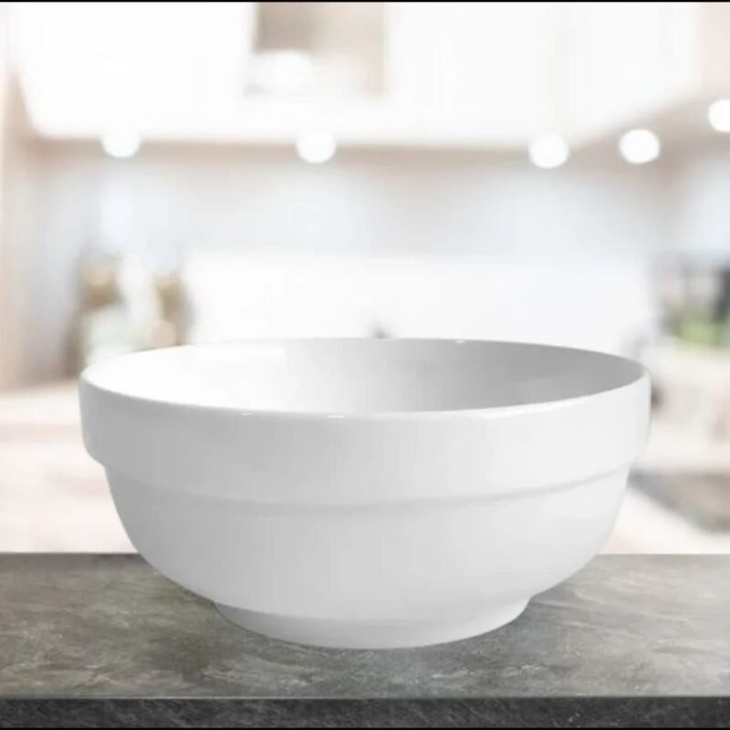 Bowl De Ceramica Blanco 18cm