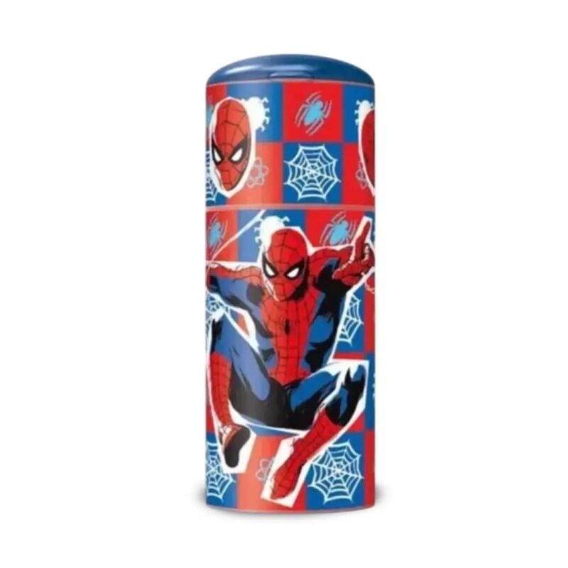 8412497747511 Botella Infantil Wabro Cilindrica Spiderman
