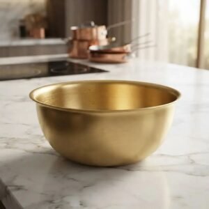 BOWL De Acero Dorado 22cm 1600ml