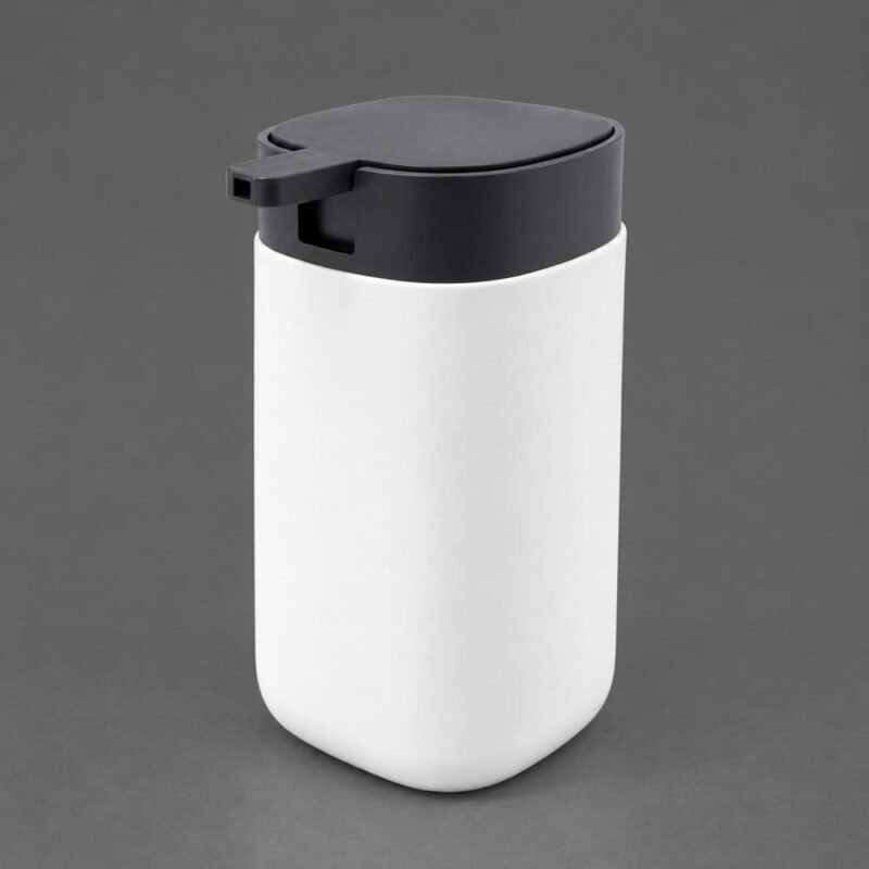Dispenser de jabón liquido cuadrado - Blanco