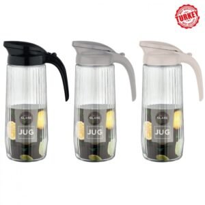 Jarras de vidrio tapa de colores surtidos 1.5L