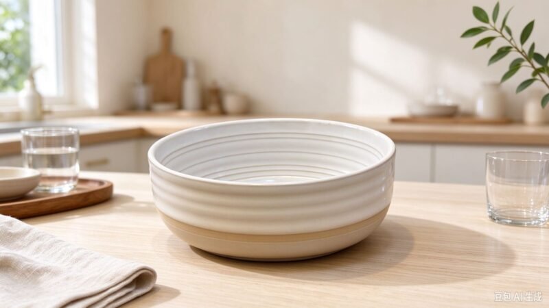 bowls blancos 15,3x7,5 cerámica