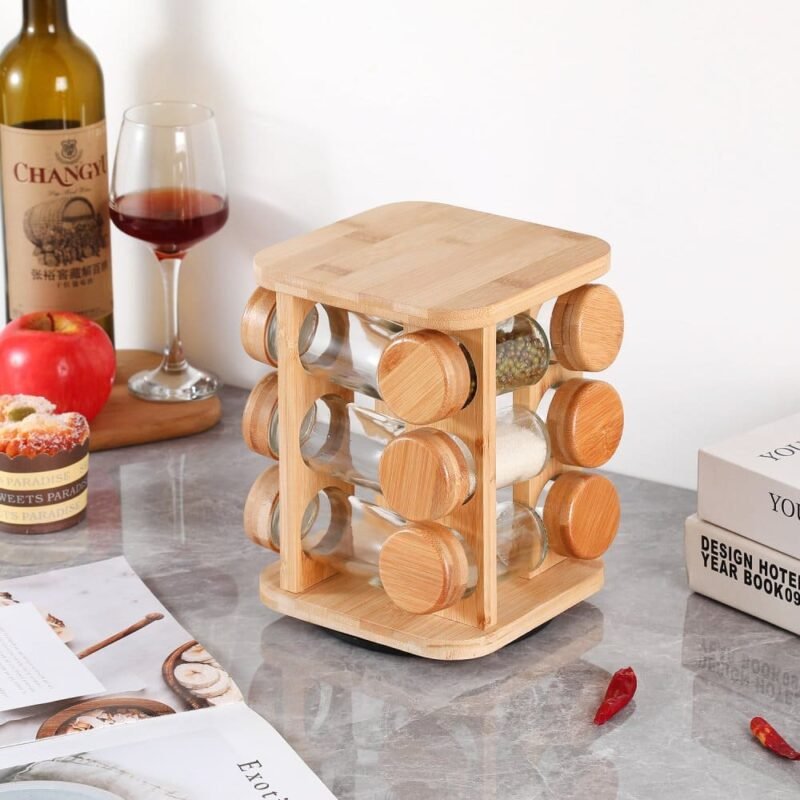 Especiero giratorio c/12F Bamboo