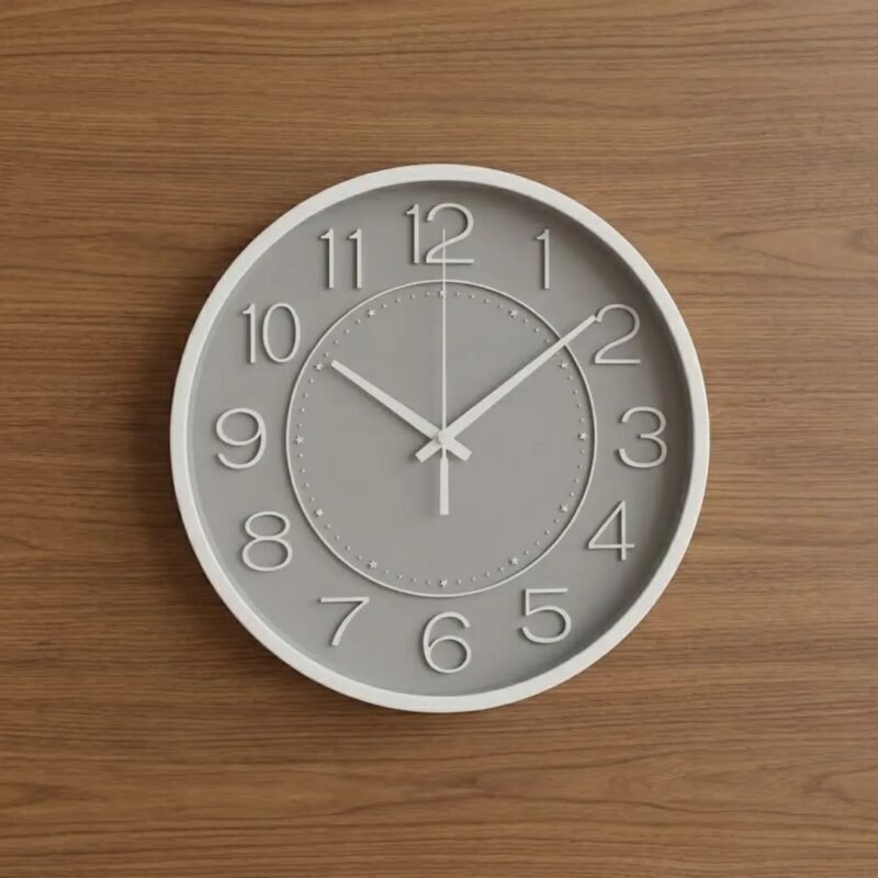 25CM RELOJ PARED PLASTICO