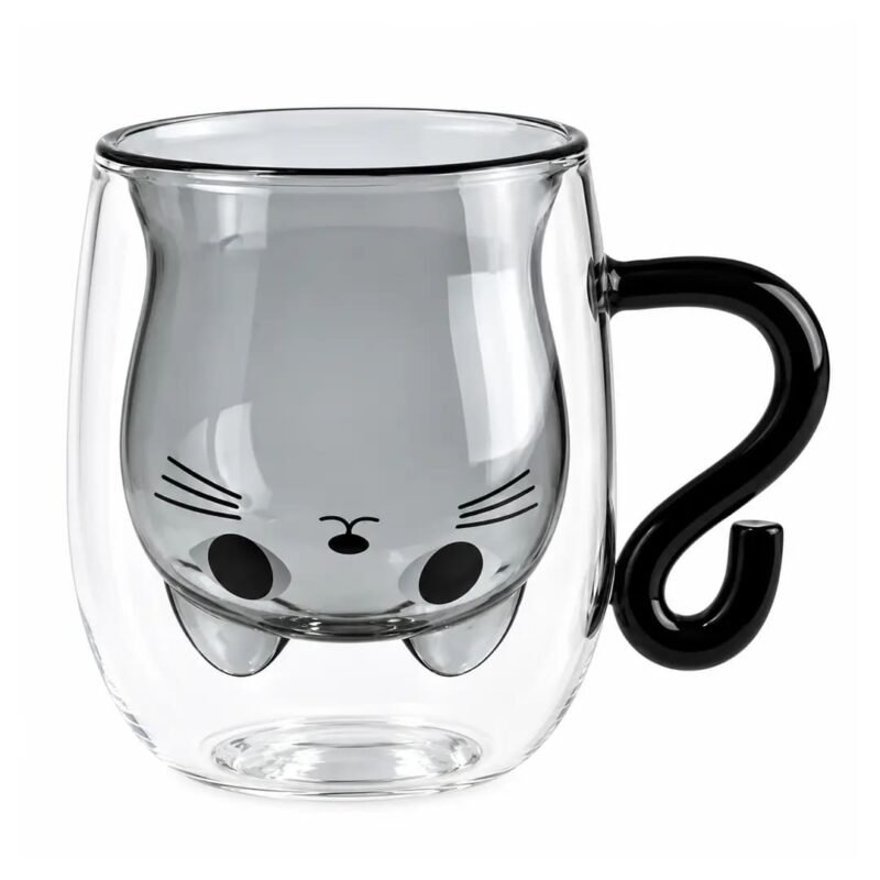 Taza Doble Vidrio Gato 250 ml