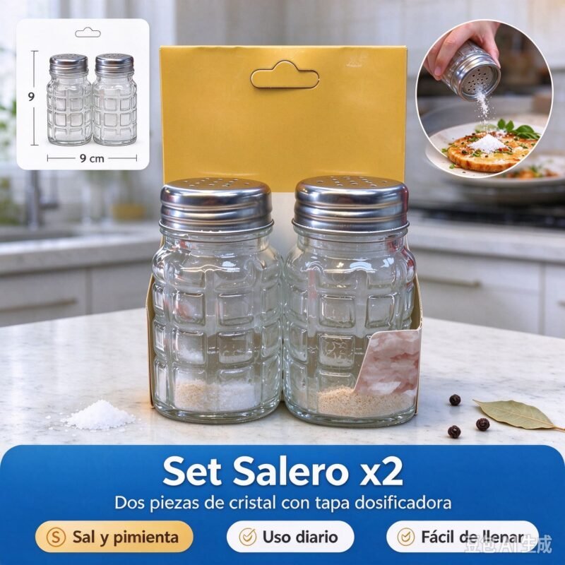 Set Salero x2 9cm