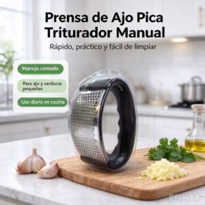 Prensa de Ajo Pica Triturador Manual