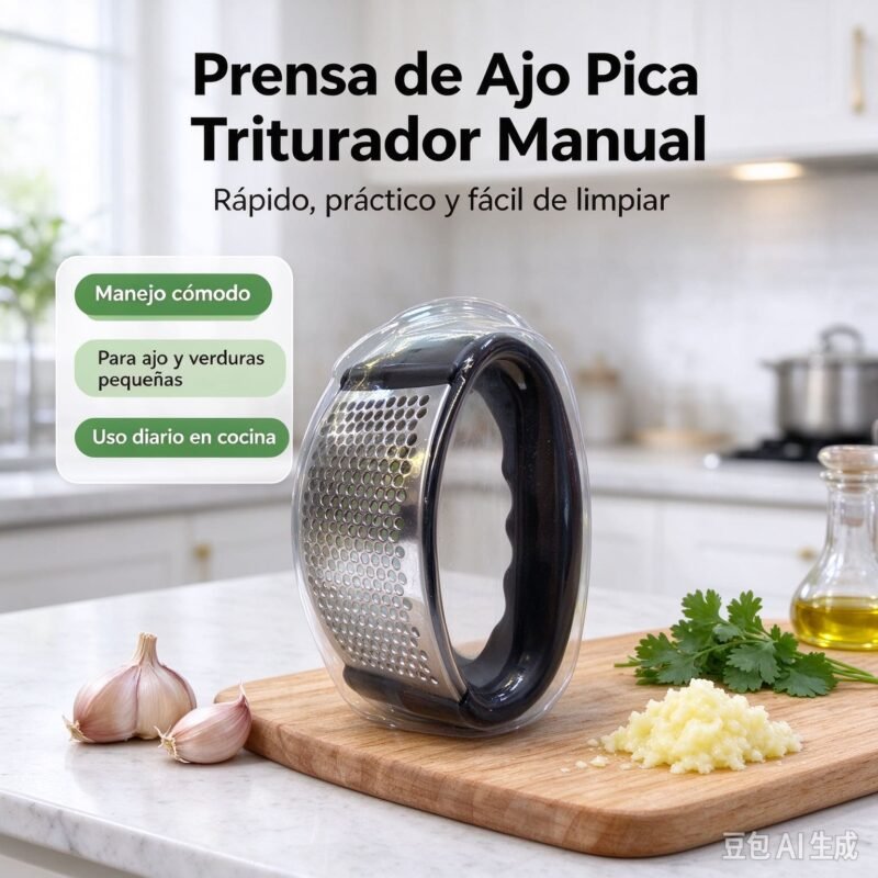 Prensa de Ajo Pica Triturador Manual