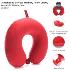 ALMOHADA DE VIAJE MEMORY FORAM