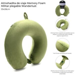 ALMOHADA DE VIAJE MEMORY FOAM