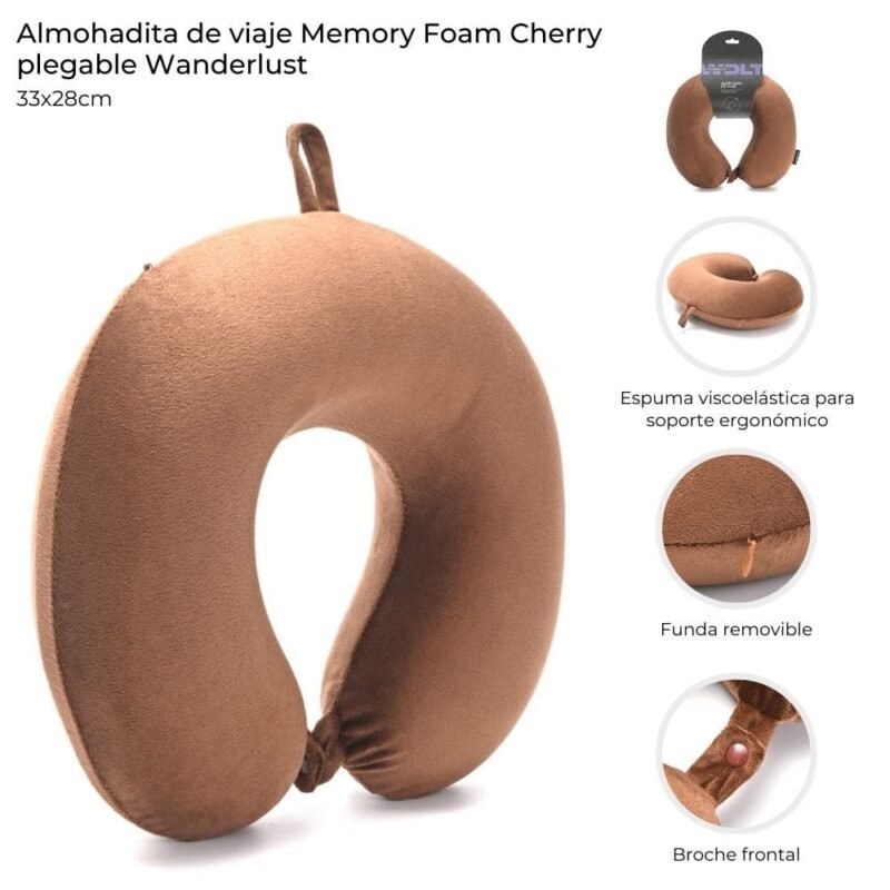 ALMOHADA DE VIAJE MEMORY FORAM