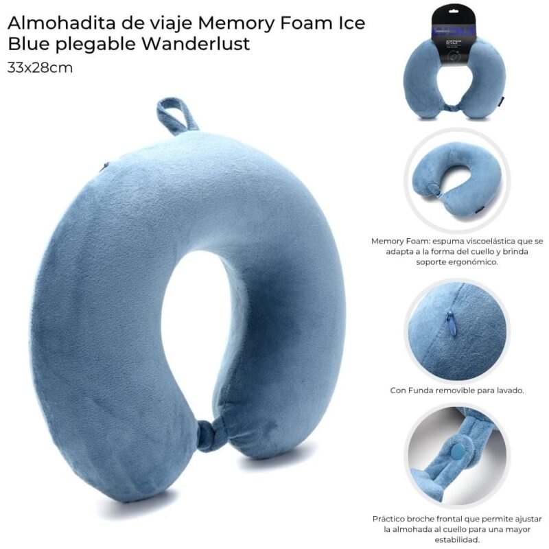 ALMOHADA DE VIAJE MEMORY FORAM