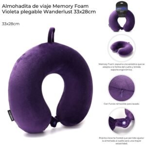 ALMOHADA DE VIAJE MEMORY FORAM