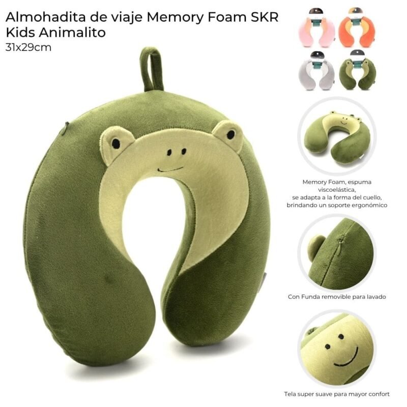 ALMOHADA DE VIAJE MEMORY FORAM KIDS