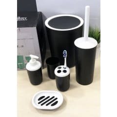 SET DE BANO PVC 6pc